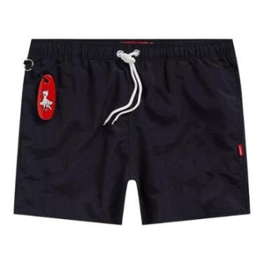 Imagem de Bermuda Reserva de Praia Liso Premium Masculino Preto-Masculino