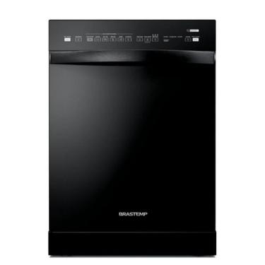 Imagem de Lava Louças 14 Serviços Brastemp Preta com Ciclo Pesado (BLF14BEANA110V)