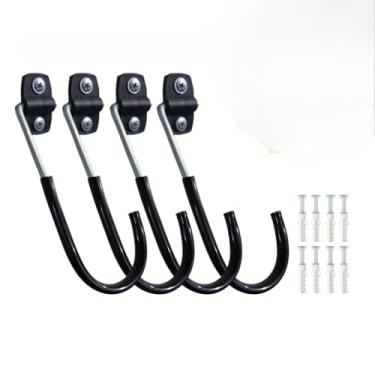 Imagem de Gancho Suporte Vertical Bicicleta Parede MTB Speed Aro Infantil/26/27/29(4 Unidades)