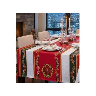 Imagem de Generic Toalha de Mesa Plástica Térmica de Natal, Vendida por Metro, Anti-Mancha e Fácil de Limpar (Natal Encantado,1,00 X 1,40)