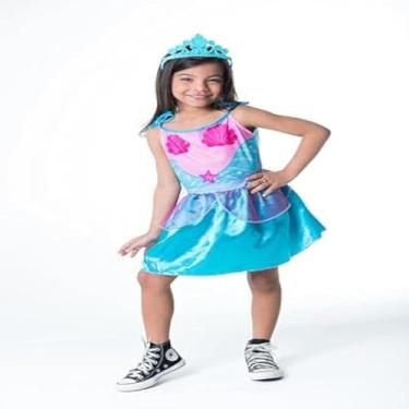 Imagem de Kit Infantil Fantasia Sereia - G