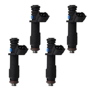 Imagem de Conjunto de 4 bicos injetores de combustível para Peugeot 407 (2005-2016) - Peça de reposição para motor de carro.