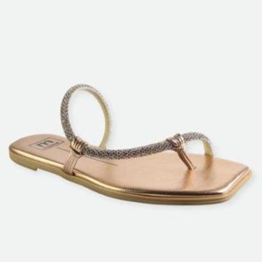 Imagem de Chinelo Moleca Ouro Rosado Feminino Original 5560.100-Feminino