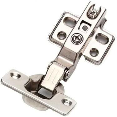 Imagem de Dobradiças de topo, ferrolho de porta, 3 x ferragens de canto de armário de cozinha de aço de metal, protetores de armário