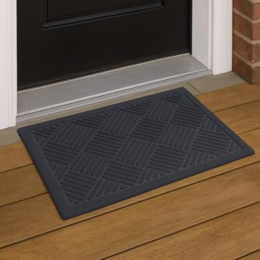 Imagem de Tapete De Entrada Capacho Residencial Vinil 60cm x 40cm Antiderrapante Home (2, Fendi)