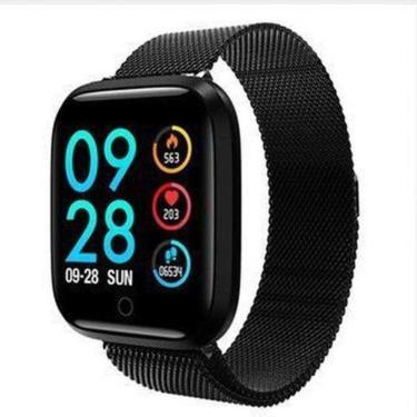 Imagem de Relógio Smart Watch Oled Pro/P70 Com Duas Pulseiras Preto