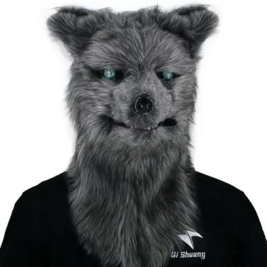 Imagem de Máscara de cosplay, chapéu engraçado de animais de boca aberta para fe