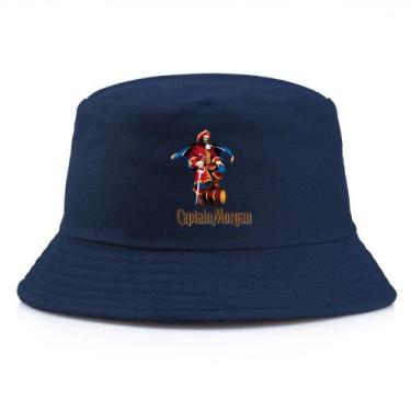 Imagem de Bucket Hat Captains Morgans Anime, pescador de praia unissex - Yiweisa
