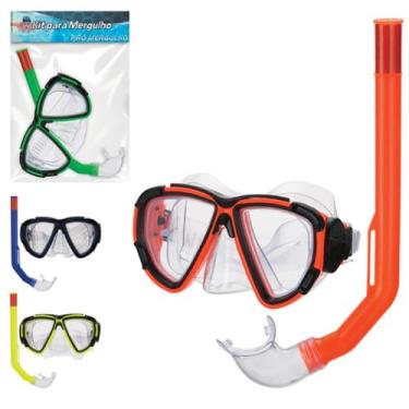 Imagem de Snorkel Máscara de Mergulho à Prova de Choque óculos - Importado, Azul