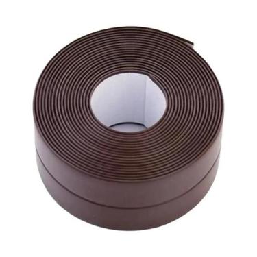 Imagem de Fita Adesiva Branca De PVC Impermeável Super Forte Para Pia De Banheir