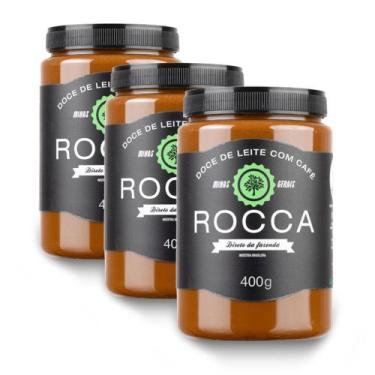 Imagem de Doce de Leite Rocca com Café 400g Kit 3 Unidades