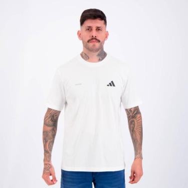 Imagem de Camiseta Adidas Grafica Hoop Branca, M