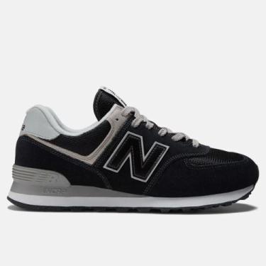 Imagem de Tênis New Balance 373 V2 Masculino Branco, Preto, 39