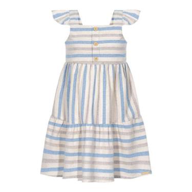 Imagem de Vestido Infantil Menina Alakazoo Ref. A5295 Cor:AzulTamanho:4, Azul, 4