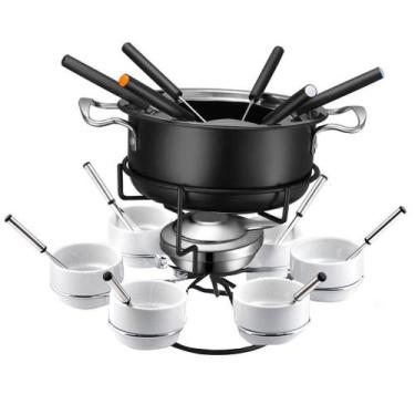 Imagem de Conjunto Para Fondue 22 Peças Potes Cerâmica - Gici Casa