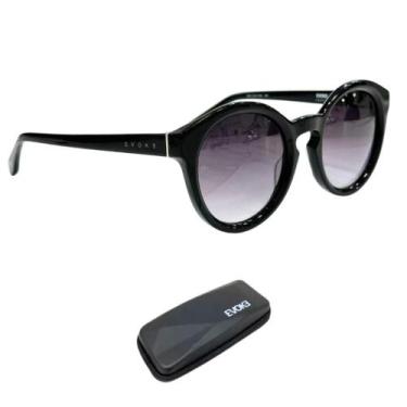 Imagem de Óculos de Sol Evoke X Eoh Evk 47 Eoh11 Black Shine Silver, Preto