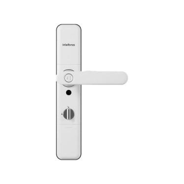 Imagem de Fechadura Digital de Embutir Intelbras com Maçaneta MFR 7000, 6V, Com 