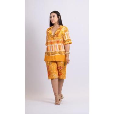 Imagem de Camisa fio tinto digital - SOLARE, GG, Laranja