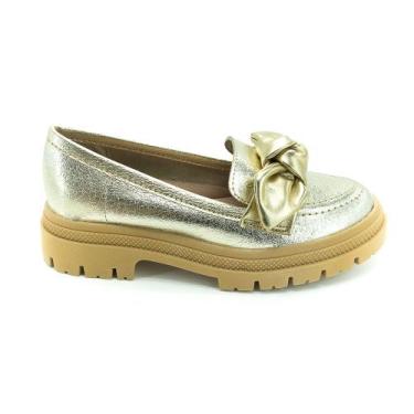 Imagem de Mocassim Feminino Moleca 5775.108 - Dourado, Dourado, 35