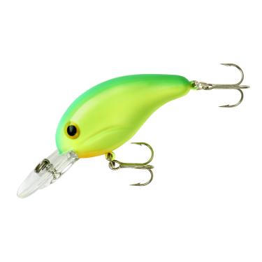 Imagem de Band-It Iscas de pesca Crankbait Series 100 200 e 300, Chartreuse Green Back, Series 200 (Dives to 8') (BDT219)