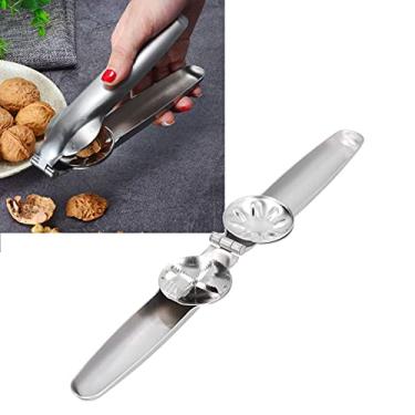Imagem de Clipe de castanha de quebra-nozes protable, ferramenta de corte de castanha de aço inoxidável 304 abridor de nozes de pistache Faca de macadâmia, abridor de nozes, abridor de nozes de metal alicate mu