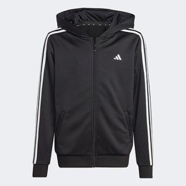 Imagem de Jaqueta Moletinho Juvenil Adidas Essentials com Capuz Masculina-Masculino