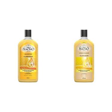 Imagem de Kit Tio Nacho Shampoo + Condicionador Clareador Camomila 415ml