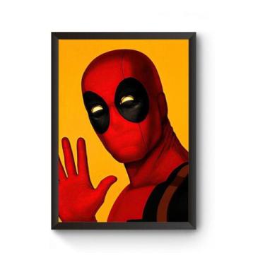 Imagem de Poster Moldurado Marvel Deadpool - Fanarte