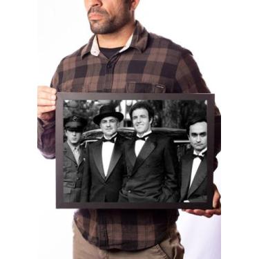 Imagem de Quadro Poderoso Chefão Don Vito & Irmãos Corleone - Fanarte
