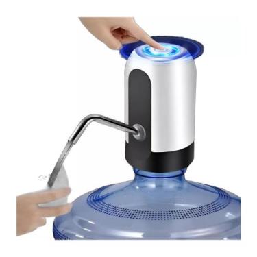 Imagem de Dispenser Elétrico USB Galão Água 20-10-5 Litros Recarregável Bivolt -