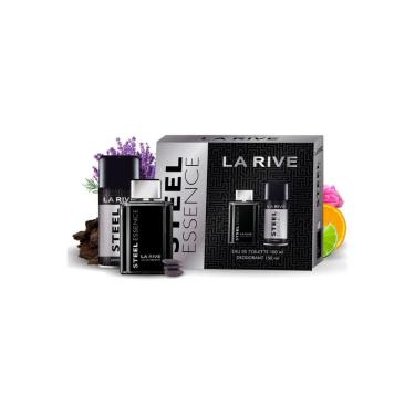 Imagem de Kit La Rive Steel Essence Masculino Edt 100ml + Desodorante