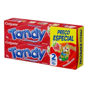 Imagem de Pasta de dentes infantil Colgate Tandy Morangostoso 2 x 100g