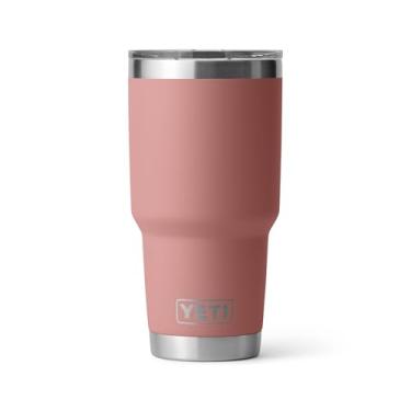 Imagem de YETI Copo Rambler de 850 g, cores retiradas, aço inoxidável, isolado a vácuo com tampa MagSlider, rosa arenito