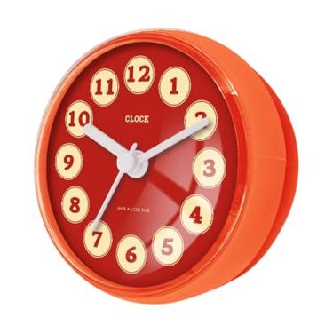 Imagem de Ｂｅｓｇａ Relógio de parede para chuveiro, à prova d'água, compacto e antiembaçante, com ventosa, ideal para quarto, porta de geladeira e banheiro, Style B