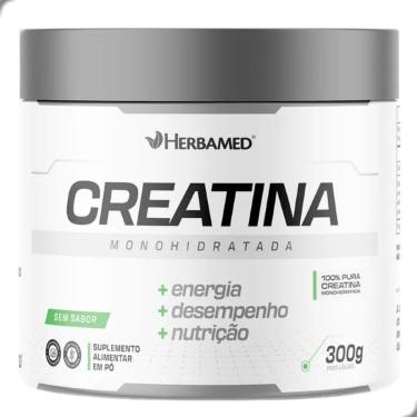 Imagem de Creatina Monohidratada 100% Pura Micronizada 300g Herbamed-Unissex