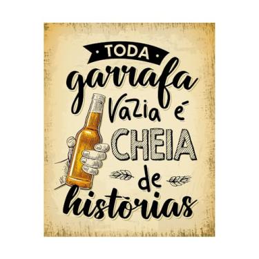 Imagem de Placa Decorativa 20x25 Cerveja Bebida Bar Canto do Churrasco