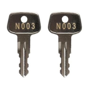 Imagem de N003 Thule Series Frame Keys,Thule Key Substituição para Yakima e Thule Ski, teto, Caixa de Carga, Racks de Transportador e Barra Transversal [Código N003 ou N003R-003R]