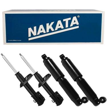 Imagem de 4 Amortecedor Fiat Strada 2001 a 2018 Dianteiro Traseiro Nakata