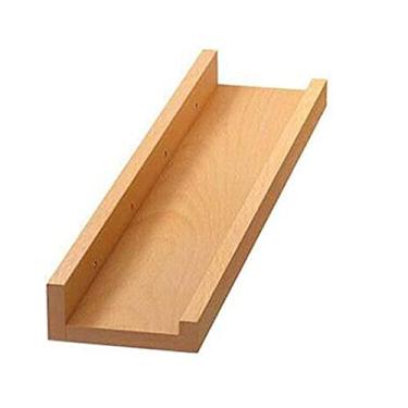 Imagem de Prateleiras flutuantes em camadas, prateleira de cubo, divisória de sala de estar, prateleira de parede, CD, DVD, cor de madeira, 129 x 14 cm (cor de madeira: 50 x 14 cm)