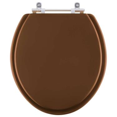 Imagem de Assento Sanitário Poliester Flamingo Ocre Marrom Para Vaso Incepa