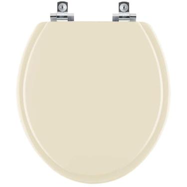 Imagem de Assento Sanitário Com Amortecedor Convencional Oval Creme Para Vaso Deca