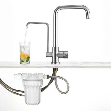 Imagem de Torneira Misturador Monocomando Lorenzetti LorenLoft 2263 I82 com Saída Para Água Filtrada e Filtro