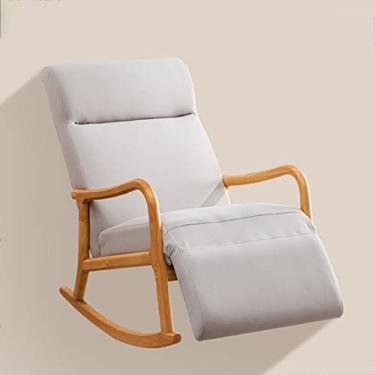 Imagem de Braço, cadeira reclinável de balanço, sofá preguiçoso, adulto, casa, nórdico, sala de estar, quarto, varanda única, lazer, balanço, confortável, posição sentada, 4 tipos de ângulo ajustável