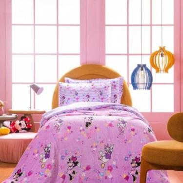 Imagem de Cobertor Manta Soft Solteiro Disney Minnie E Margarida - Andreza Enxov