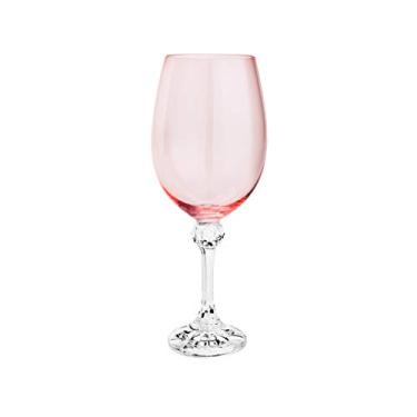 Imagem de Bohemia CJ 6 TAÇAS CRISTAL ECOLÓGICO P/VINHO ELISA ROSE QUARTZ 450ml