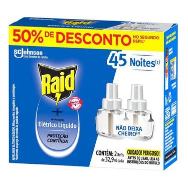 Imagem de Refil liquido inseticida eletr raid 2un