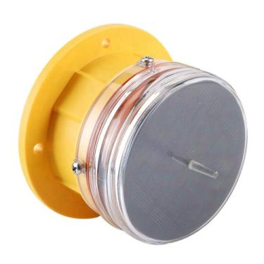 Imagem de YOUTHINK Luz Solar de Navegação Marítima, Luz Lateral LED IP68, Visibilidade de 360 ​​graus para Barcos e Docas, Painel Solar Embutido