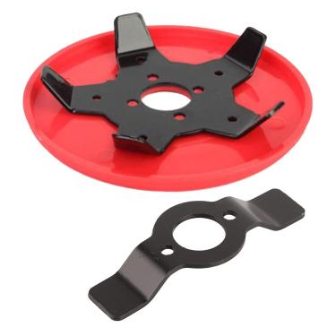 Imagem de Aparador de Grama Multifuncional Placa Desbaste Aço Manganês com Lâmina Intercambiável Acessório Substituição para Cortador Jardinagem e Agricultura