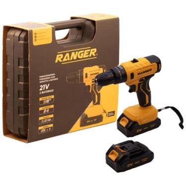Imagem de Parafusadeira e Furadeira Impacto Ranger 2 Baterias Bivolt