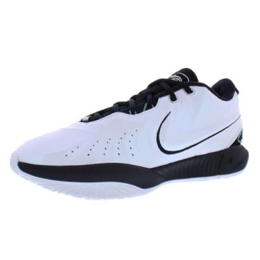 Imagem de Nike Tênis de basquete masculino Lebron XXI Conchiolin, Branco/bicosteiro/pó de fóton/preto, 42